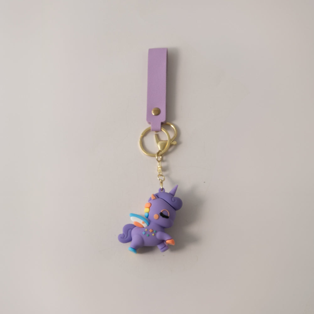 Keychain 3D Unicorn - PURPLE